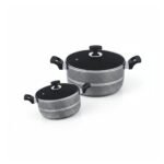 Zarway Essenza Plus Non-Stick Casserole Sets – Ring Design - Image 3