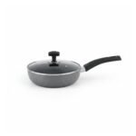 Zarway Essenza Plus Non-Stick Deep Frypans - Glass Lid