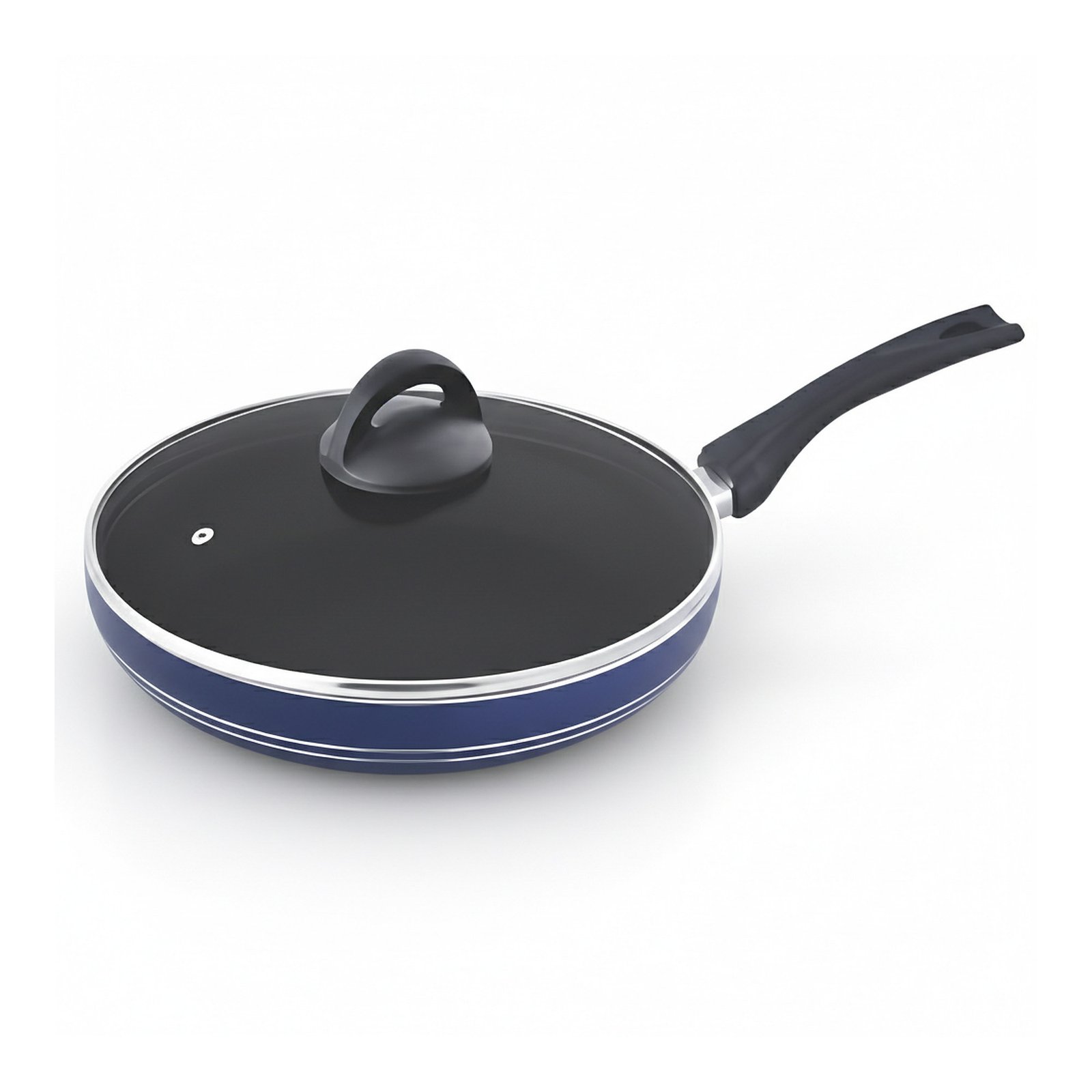 FPN200131-zarway-essenza-non-stick-frypan-glass-lid Zarway Essenza Non-Stick Frypan - Glass Lid - Image 1