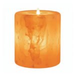 Cylinder Himalayan Salt Candle Holder