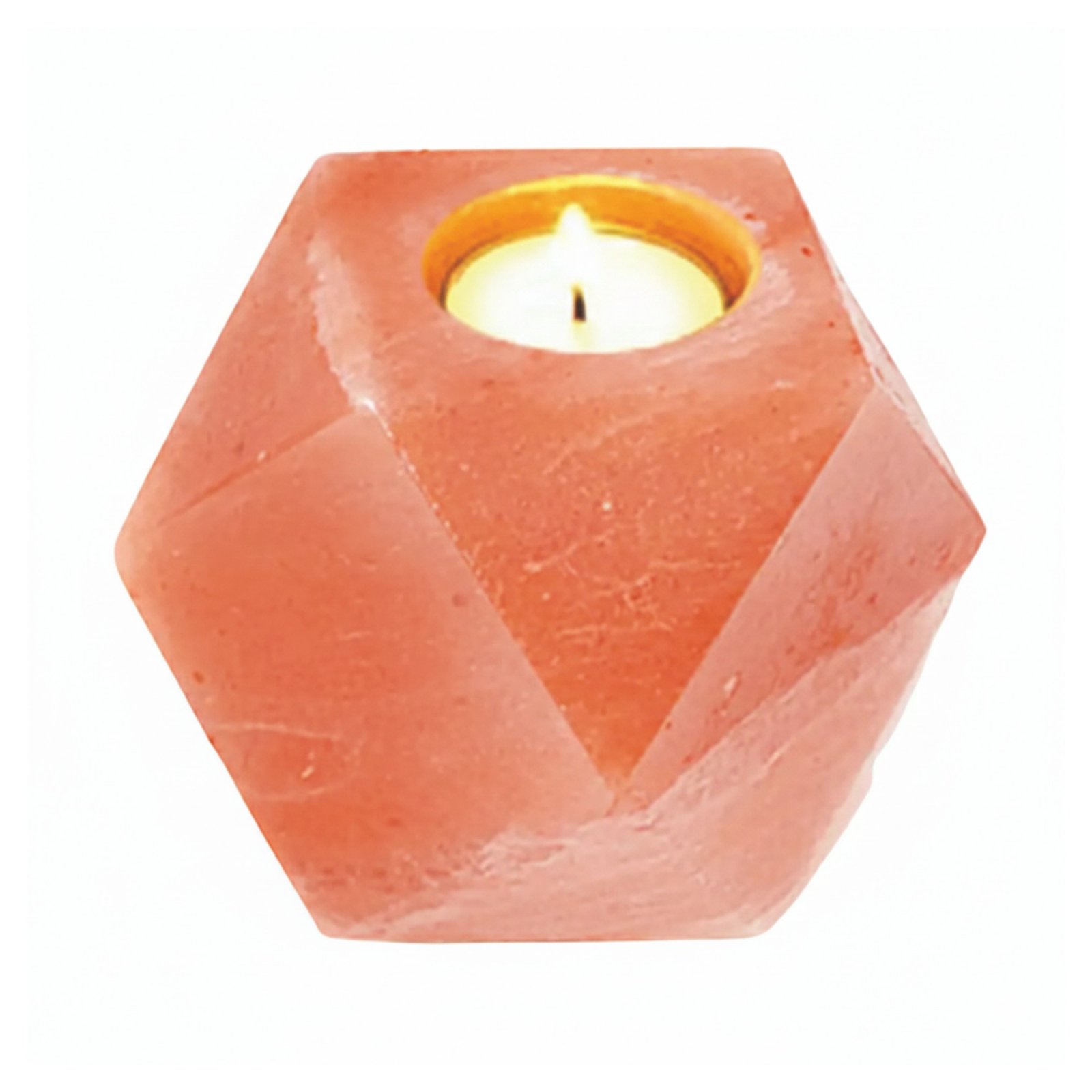 HDT000165-polygon-himalayan-salt-candle-holder Polygon Himalayan Salt Candle Holder - Image 1