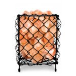 Cube Metal Basket Himalayan Salt Lamp