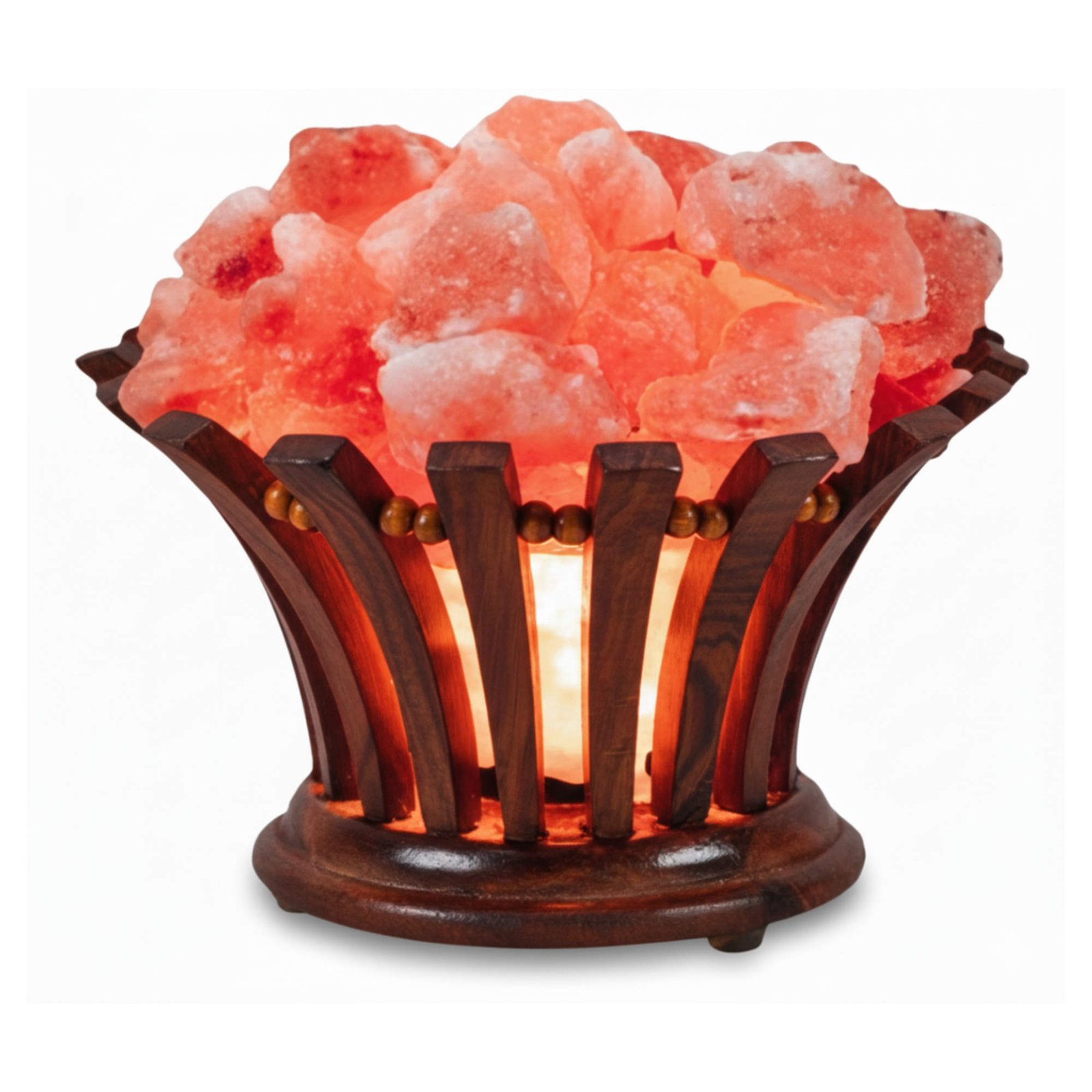 HDT110138-flower-wooden-basket-himalayan-salt-lamp Flower Wooden Basket Himalayan Salt Lamp - Image 1