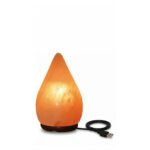 USB Himalayan Salt Rain Drop Lamp – Multicolor LED