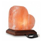 USB Himalayan Salt Heart Lamp – Multicolor LED
