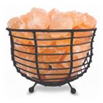 Bowl Metal Basket Himalayan Salt Lamp