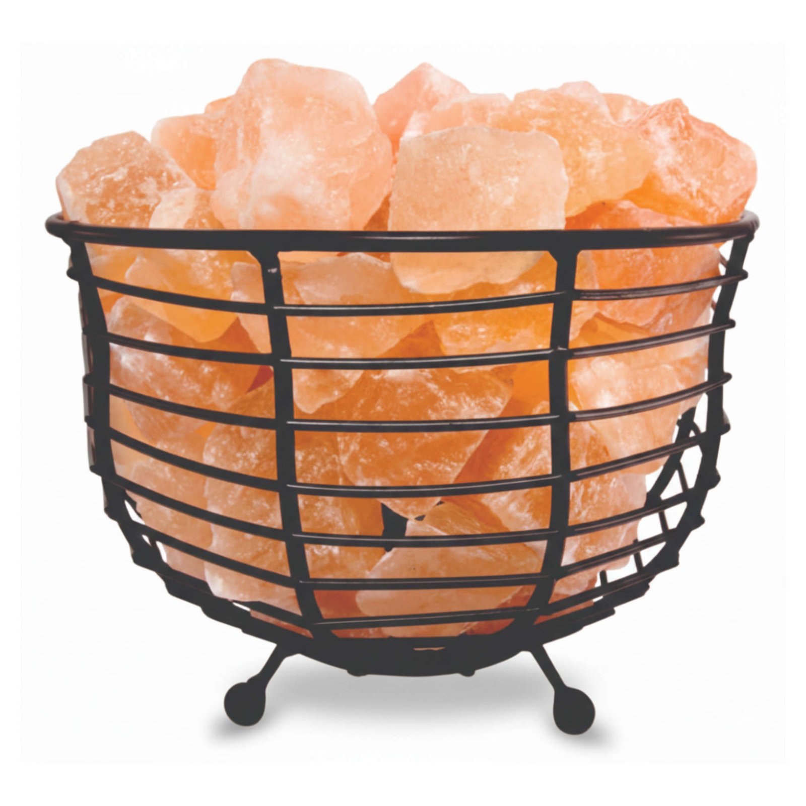 HDT880131-bowl-metal-basket-himalayan-salt-lamp Bowl Metal Basket Himalayan Salt Lamp - Image 1