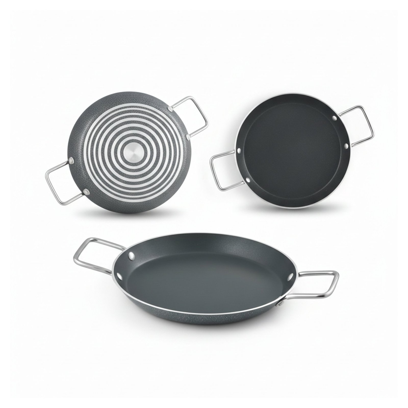 PPN270101-zarway-essenza-plus-non-stick-paella-pan-steel-handles-4 Zarway Essenza Plus Non-Stick Paella Pan – Steel Handles - Image 1